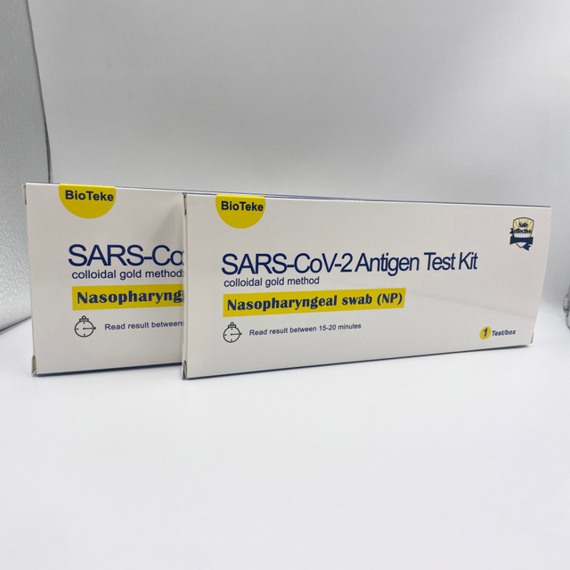 Kit ujian antigen IVD IgG/IgM koloid COVID-19(SARS-CoV-2) swab nasofaring